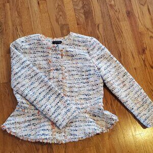 Halogen tweed peplum blazer - sz Medium